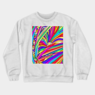 Abstract Sunset Crewneck Sweatshirt